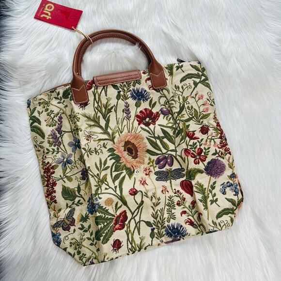 Signare Morning Garden Fold Away Bag - Picture 4 of 6